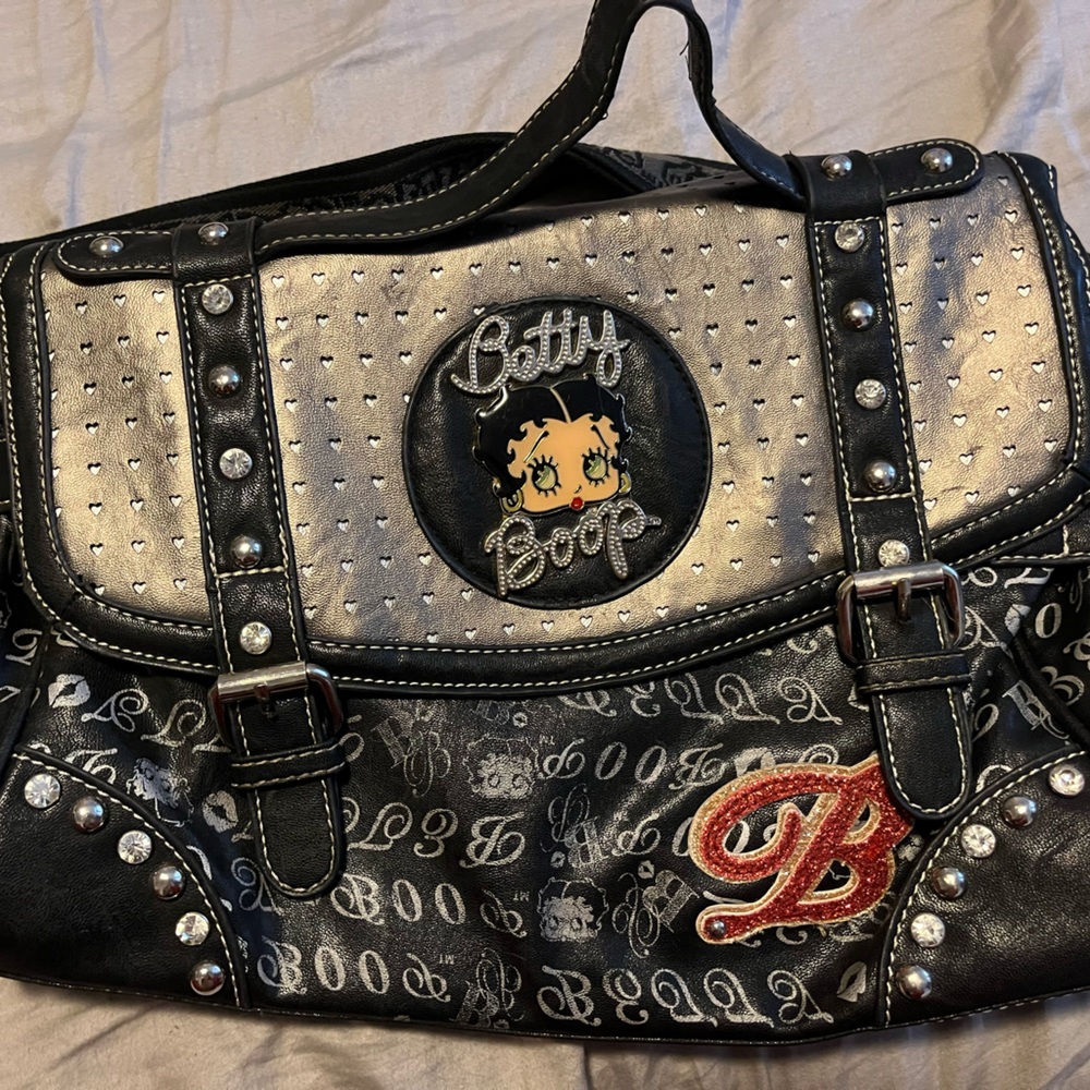 Betty boop rhinestone bag